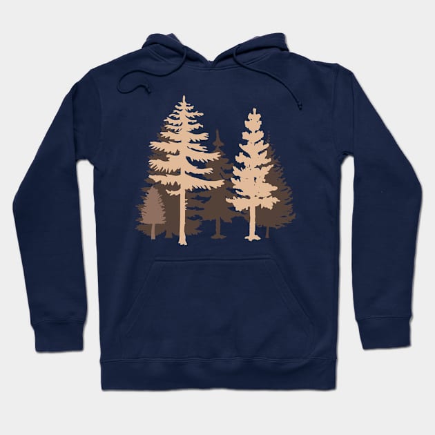 Vintage Forest Hoodie by PallKris